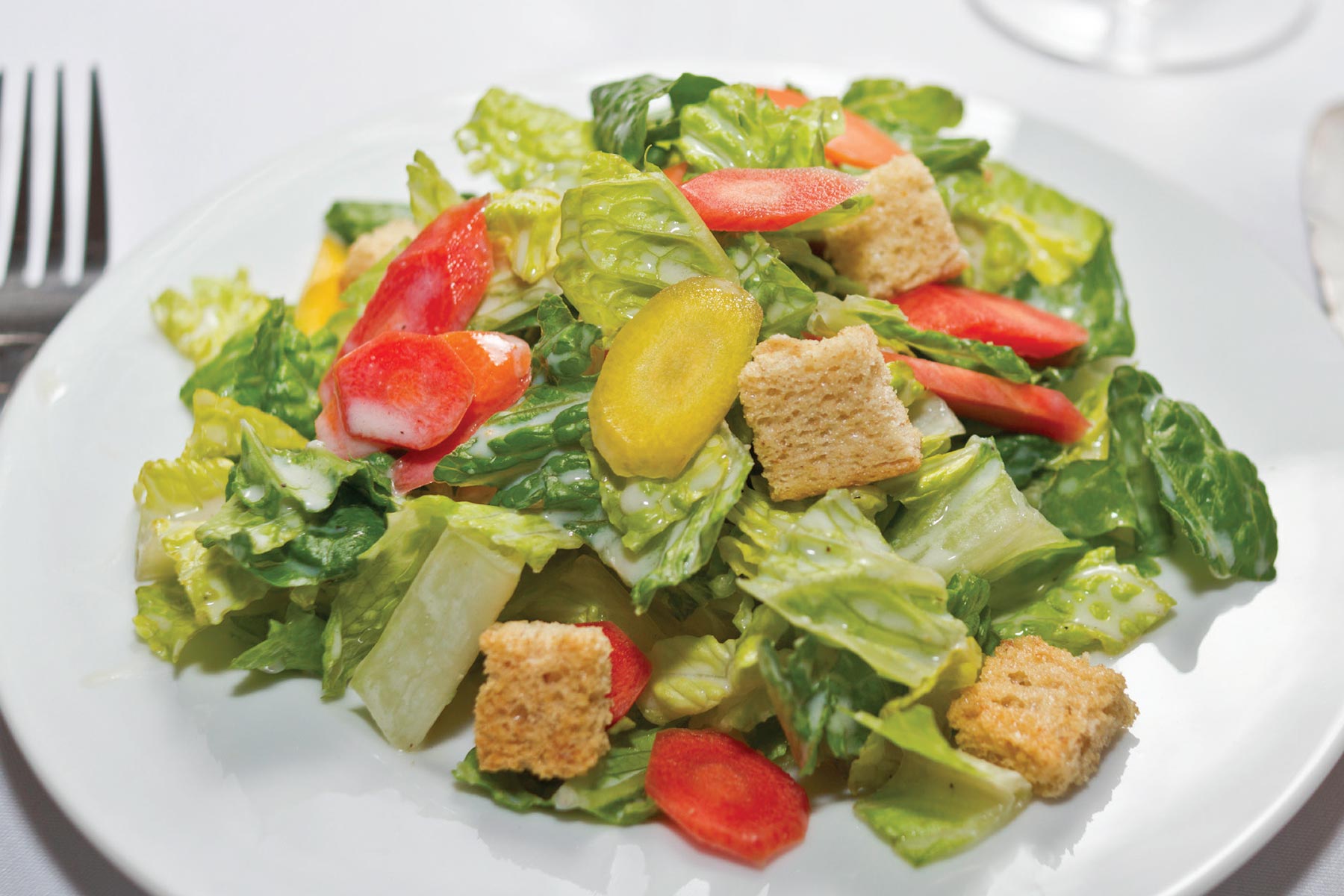 This Vegan Caesar Salad recipe is Ornish Lifestyle Medicine™ Approved and posted by Sentara Healthcare in Hampton Roads