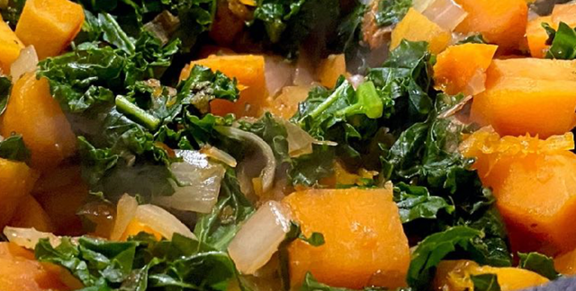 Butternut Squash Kale Hash